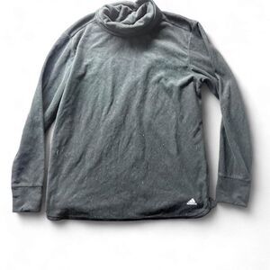 Adidas Women's Black and Grey Sweatshirt